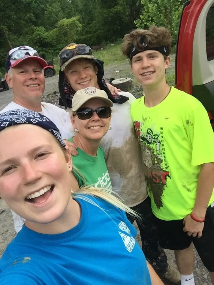 Photo of Greg Gellner and family on mission trip